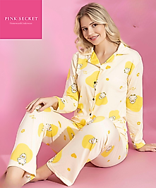 KADIN  MİLAN  KUMAŞ PİJAMA TAKIMI